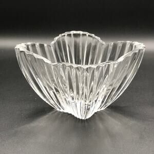 Vintage Lydia by Mikasa Crystal Tulip Bowl 6" WX055/713 Retired Made in Japan